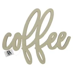 Leisure Arts&reg; 12" Wood Coffee Word