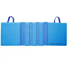 47" Blue Foldable Flip & Float Swimming Pool Lounger Raft