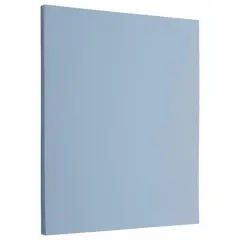 JAM Paper Matte 8.5'' x 11'' 28lb. Paper, 50 Sheets Baby Blue
