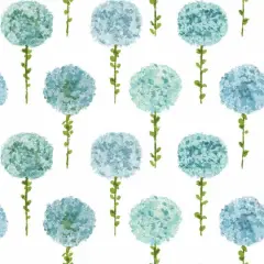 RoomMates Mum Floral Peel & Stick Wallpaper Blue