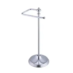 SunnyPoint 16" Chrome Heavy Weight Metal Fingertip Towel Holder Stand