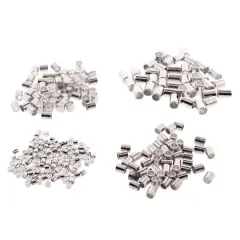 The Beadsmith&reg; Silver Plated Crimp Tubes, 600ct.