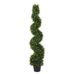 4ft. Potted Green Boxwood Spiral Tree