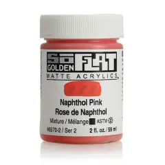 Golden&reg; 2oz. SoFlat Matte Acrylic Paint Naphthol Pink
