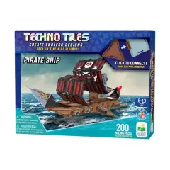 Techno Tiles - Pirate Ship: 200+ Pcs