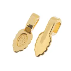 John Bead Must Have Findings 15mm Glue-On Bails, 5ct. Gold