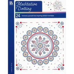 Leisure Arts&reg; Meditative Dotting Coloring Book