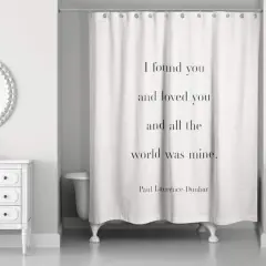 All the World Was Mine 71" x 74" Shower Curtain