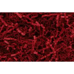Essentials by Leisure Arts Crinkle Shred Box, 10lb. Bordeaux