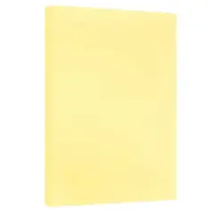 JAM Paper 11'' x 17'' 67lb. Vellum Bristol Cardstock, 50 Sheets Canary Yellow