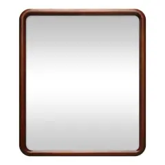 18" x 21" Rounded Corner Wood Decorative Mirror by Ashland&reg;