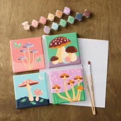 Mushrooms Paint-by-Number Gallery Mini Kit by Artist's Loft&reg;