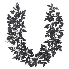 6ft. Black Foliage Garland by Ashland&reg;