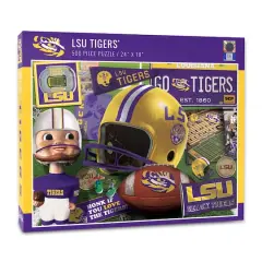 College Team Retro Series 500 Piece Puzzle LSU Tigers