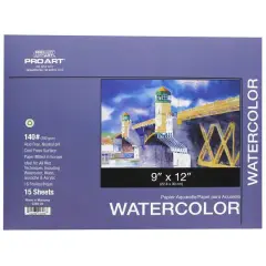 Pro Art&reg; 140# Watercolor Block Pad
