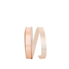 JAM Paper 7/8" x 100yd. Single Face Satin Allure Ribbon Petal Peach