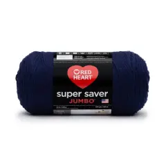 Red Heart&reg; Super Saver&reg; Solid Jumbo Yarn, 14oz. Soft Navy