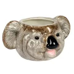 Hello Honey&reg; 7.75" Round Ceramic Koala Head Planter
