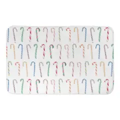 Designs Direct Candy Cane Pattern Bath Mat, 34" x 21"