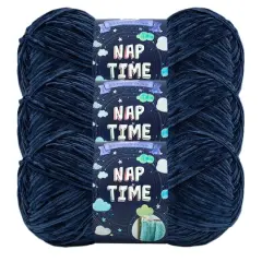 3 Pack Lion Brand&reg; Nap Time&reg; Yarn Navy