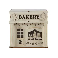5.5" DIY Villages Bakery LED Wood D&eacute;cor by Make Market&reg;