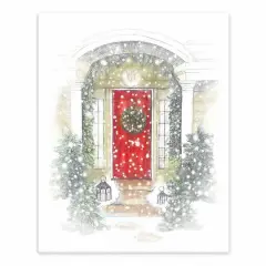 Home For Holidays Door 8x10 Tabletop Canvas