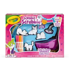 Crayola&reg; Scribble Scrubbie Pets Purple Tub Playset
