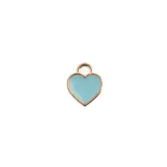 John Bead Sweet & Petite Small Hearts Charms, 10ct. Light Blue
