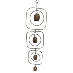 20" Rustic Gold Triple Metal Bells Wall D&eacute;cor by Ashland&reg;