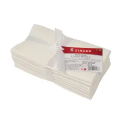 SINGER Solid Cotton Fabric Bundle White