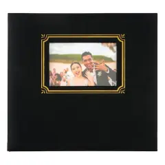12" x 12" Black Linen Scrapbook Album by Recollections&trade;