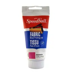Speedball&reg; Fabric Block Printing Ink, 2.5oz. Magenta