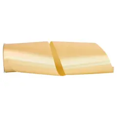 JAM Paper 6" x 50yd. Single Face Satin Allure Ribbon Raw Silk