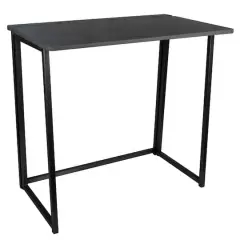 Organize It All 29" x 18" x 32" Foldable Scratch-Resistant Desk Gray