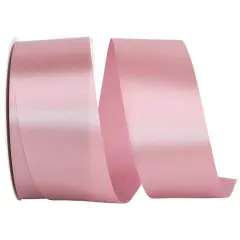 JAM Paper 1.875" x 50yd. Single Face Satin Allure Ribbon Rose Water
