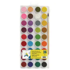 Art Alternatives Easy-to-Mix Watercolors & Brush Set