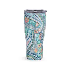 Vera Bradley&reg; 32oz. Citrus Paisley Stainless Steel Tumbler