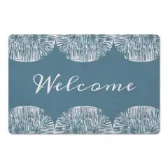 Welcome Abstract Floor Mat