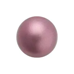 Preciosa Maxima 10mm Glass Nacre Pearls, 10ct. Light Burgundy