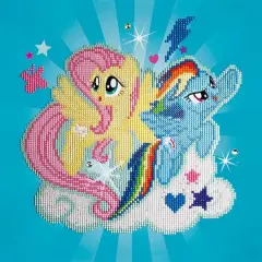 Camelot&reg; Dots Fluttershy & Rainbow Dash Diamond Painting Kit