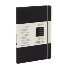 Fabriano&reg; Ispira A5 Lined Hardcover Notebook Black