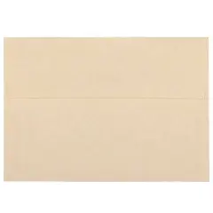 JAM Paper A7 Parchment Invitation Envelopes, 50ct. Brown