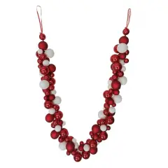 6ft. Red & White Ball Garland by Ashland&reg;