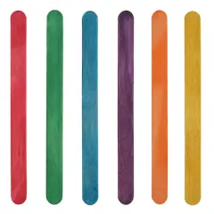 Wood Craft Sticks, Primary Colors by Creatology&trade;