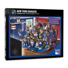 NHL Purebred Fans A Real Nailbiter 500 Piece Puzzle New York Rangers