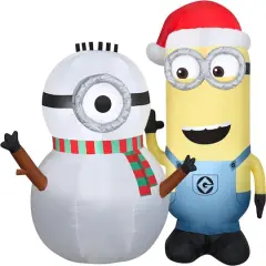 Airblown Universal Kevin Building Snowman Scene Inflatable