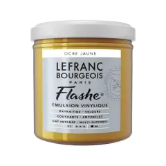 Lefranc & Bourgeois Flashe&reg; Matte Artist's Color, 125mL Yellow Ochre