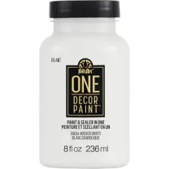 FolkArt&reg; One D&eacute;cor Paint&trade;, 8oz. Wicked White