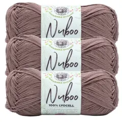 3 Pack Lion Brand&reg; Nuboo Yarn Walnut