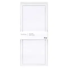 Flat Cards by Recollections&trade;, 3.87" x 9.25" Silver